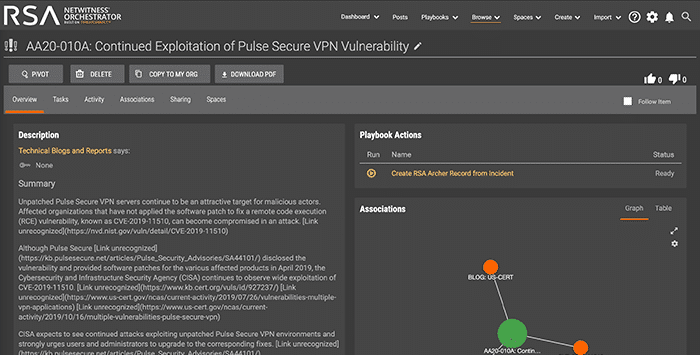 Inherent threat-intelligence-powered investigation