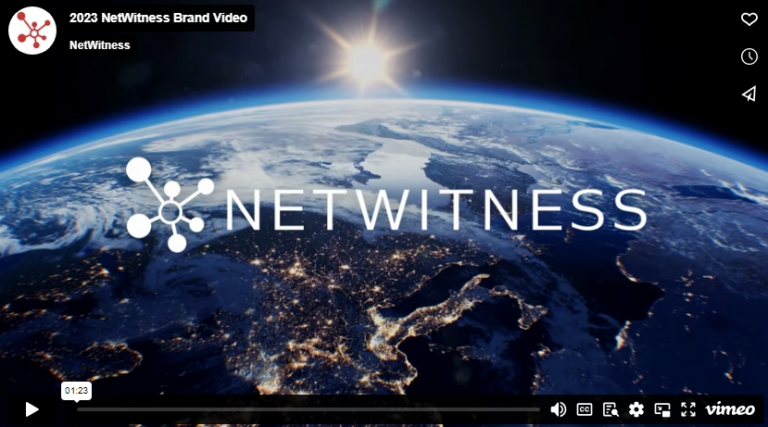 2023 NetWitness Brand Video