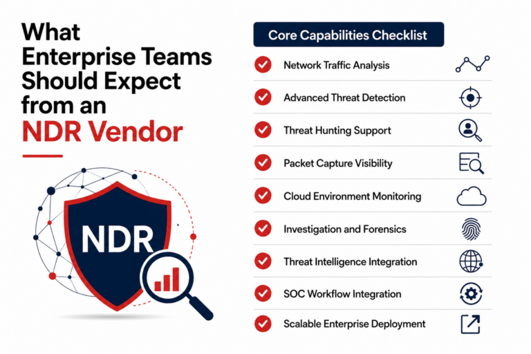 NDR vendor checklist