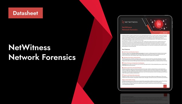 Datasheet NetWitness Network Forensics Thumbnail