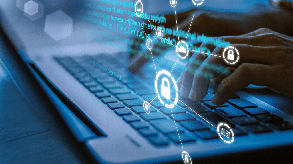 typing on keyboard securely