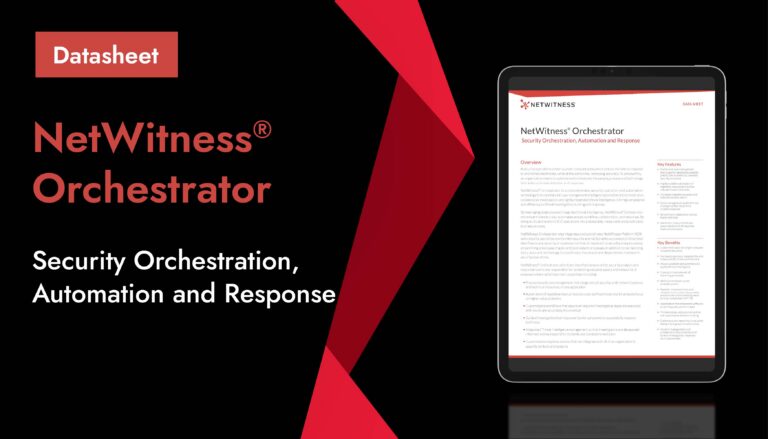 Netwitness Orchestrator