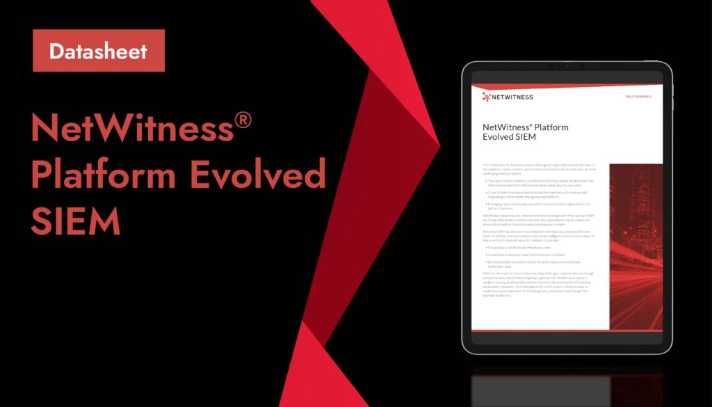 NetWitness® Platform Evolved SIEM